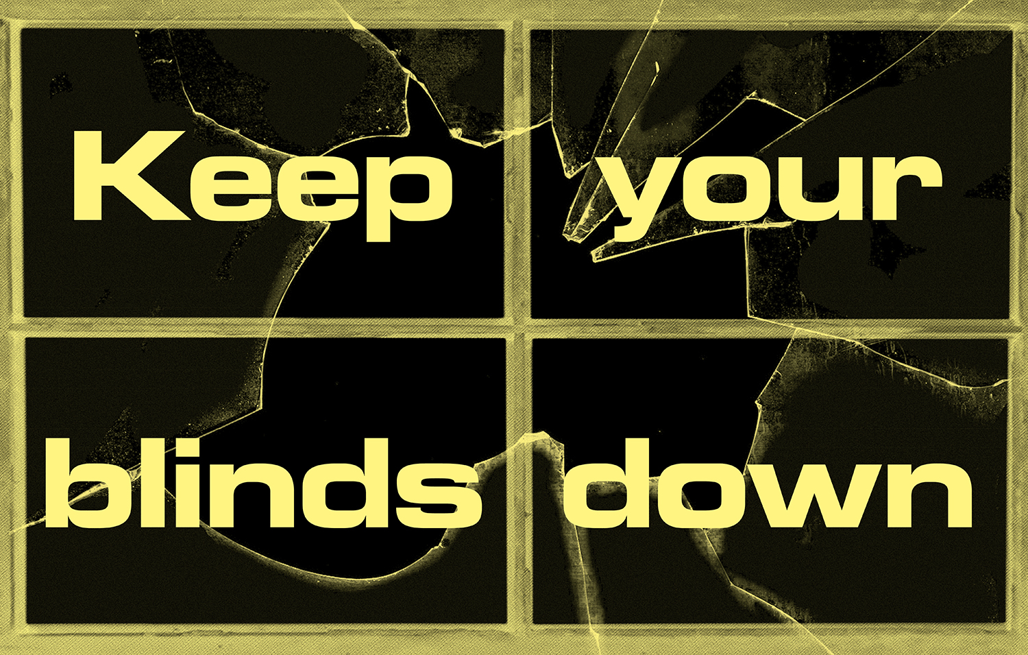 Part of a series of banners about the housing an social problems in London. 